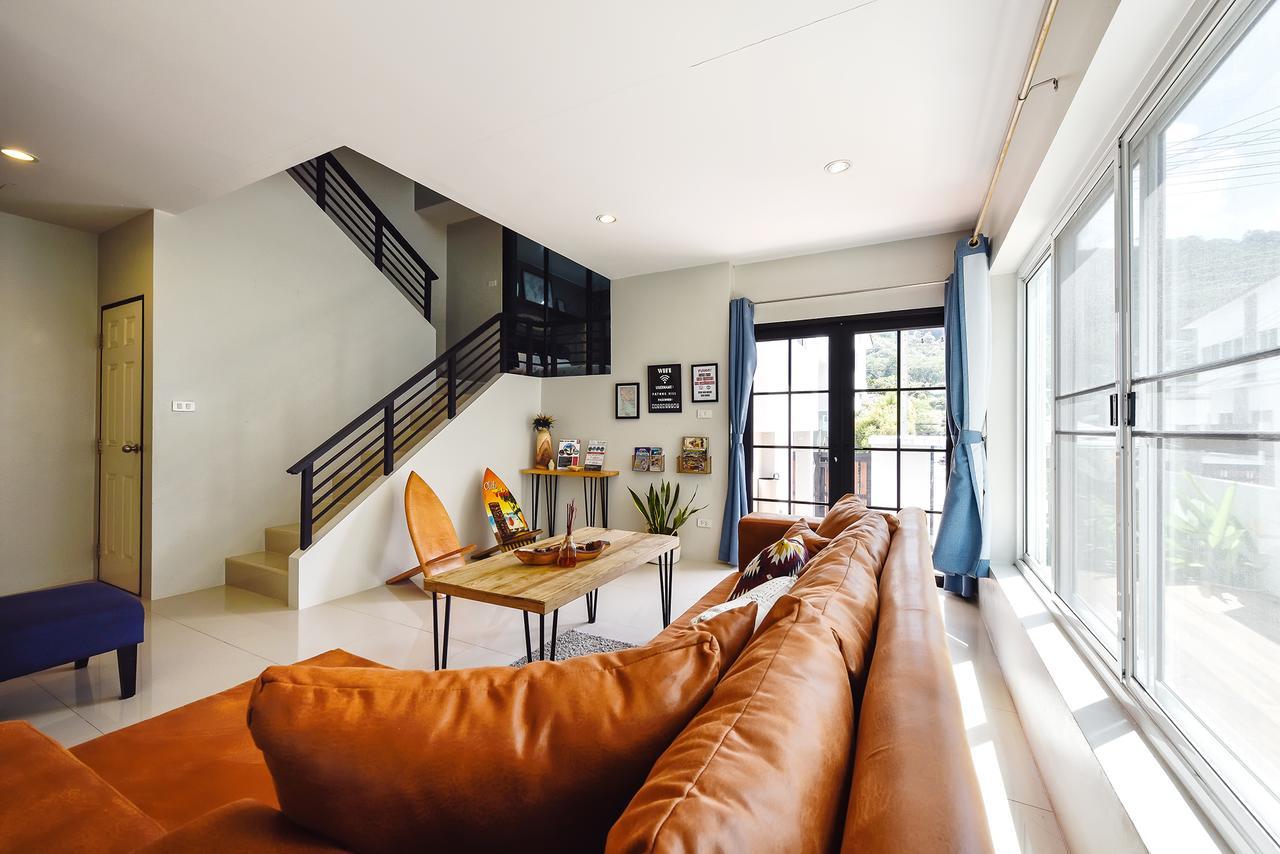 Modern House Patong Hill - 7 Beds - Kitchen Villa Exterior photo
