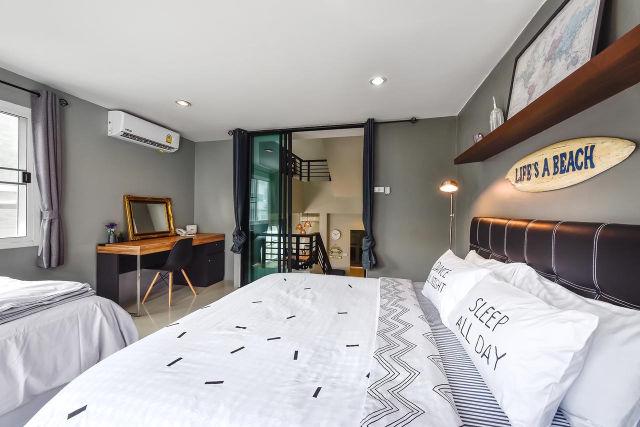 Modern House Patong Hill - 7 Beds - Kitchen Villa Exterior photo